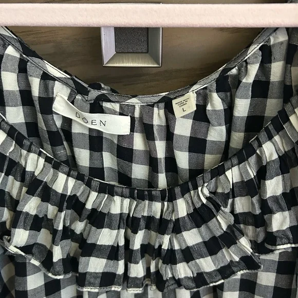 Doen Black Graham Samara top Large - Picture 3 of 4